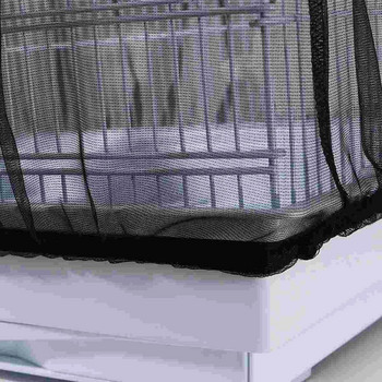 Κάλυμμα Bird Cage Catcher Κάλυμμα Φούστας Parrot Mesh Κλουβιά Διχτυωτό Διαφανές Διχτυωτό Αξεσουάρ Φρουροί Catchers Litter Parakeet Protector