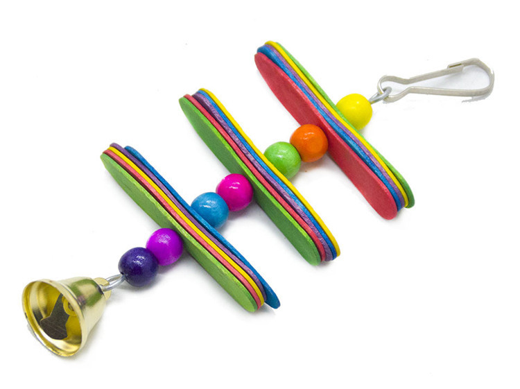 Madárjátékok Harangok papagáj sügérhez fa kiegészítők törpepapagáj állvány lengőlétra afrikai szürke jouet perruche zabawki dla papugi