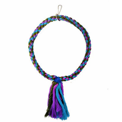 Papūgos virvė, kabanti pinti papūga, kramtomoji virvė paukščių narvelis.