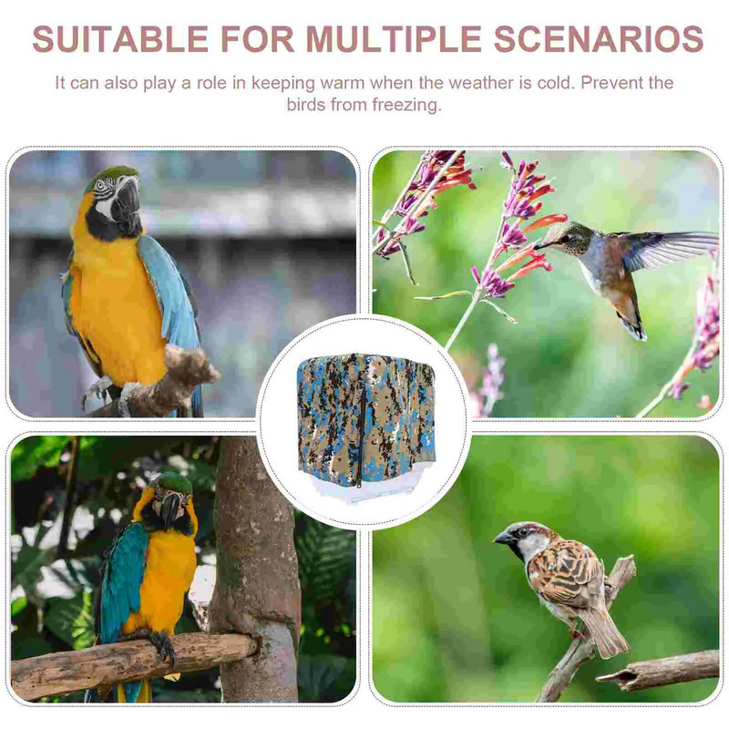 1 vnt. naminių paukščių narvelio dangtis Paukščių narvelio dangtis paukščių narvelio apsauginis dangtelis Atsitiktinės spalvos