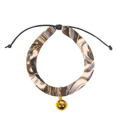 Japoniško stiliaus katės varpelio antkaklio karoliai Mieli naminių gyvūnėlių aksesuarai katėms šunims šuniukai sfinksai antkakliai augintiniai Gaminiai Gatos kolieriai pokalbiai