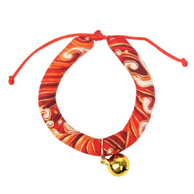 Japoniško stiliaus katės varpelio antkaklio karoliai Mieli naminių gyvūnėlių aksesuarai katėms šunims šuniukai sfinksai antkakliai augintiniai Gaminiai Gatos kolieriai pokalbiai