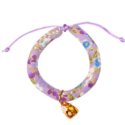 Japoniško stiliaus katės varpelio antkaklio karoliai Mieli naminių gyvūnėlių aksesuarai katėms šunims šuniukai sfinksai antkakliai augintiniai Gaminiai Gatos kolieriai pokalbiai