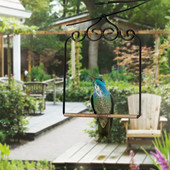 1 Vnt Kolibrio Papūgos žaislai Naminių paukščių narvelių sūpynės hamakas Geležinis kabantis tiltelis Hamako stovas Metalinis rėmas paukščių narvelių priedai