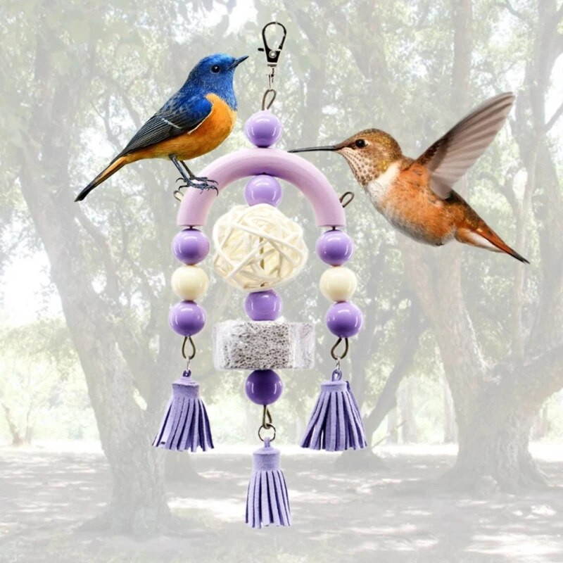 Akrilne perle Kavez za ugrize papige Viseća igračka Ugriz papige Pet igračka za kavez