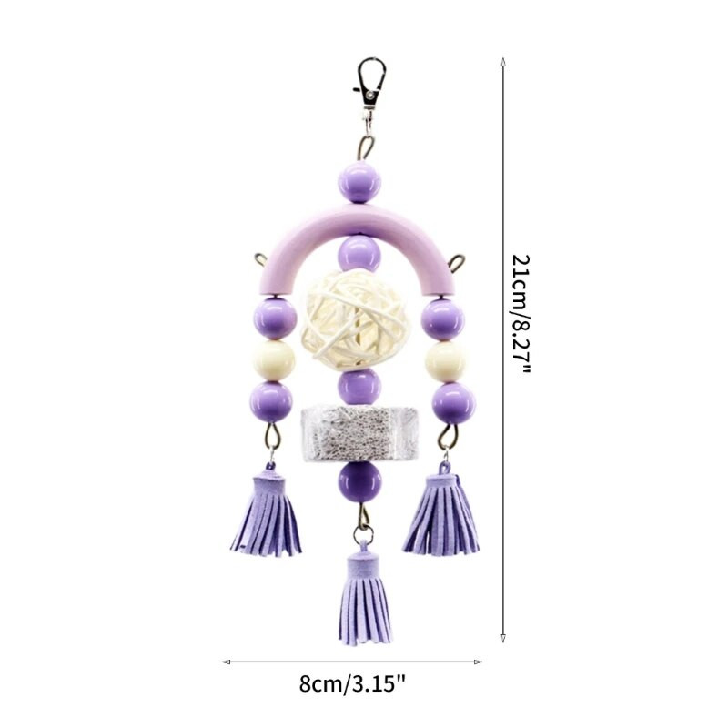 Akrilne perle Kavez za ugrize papige Viseća igračka Ugriz papige Pet igračka za kavez