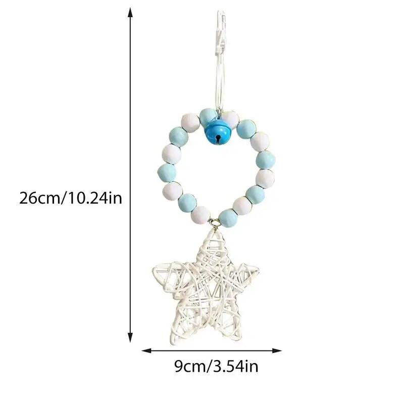 Igračke za žvakanje ptica Šarene sigurne igračke s kavezom zagonetka vrabac Zabavne i izdržljive igračke zagonetke za ptice za pticu vrabac papiga papagaj