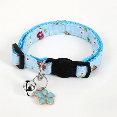 2023 Pei Pet Beibei Naujas produktas sulaužytas gėlėtas katės juostelinis katės antkaklis Šviežia maža sulaužyta gėlė katės diržo katės apykaklė
