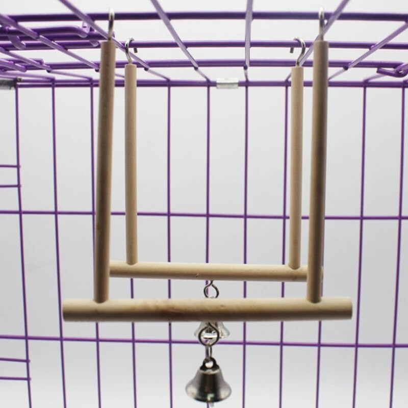 Păsări Biban Papagal Jucării Jucării Suport Suport Leagăn Leagăn Clopot Cușcă Agățat