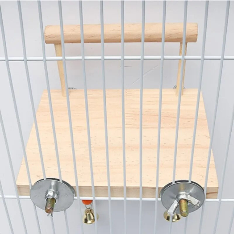 Igračka za ljuljačku za ptice Drveni stalak za smuđ za papige Stalak za igru s perlama za žvakanje Kavez Igralište za ptice valovite papagaje