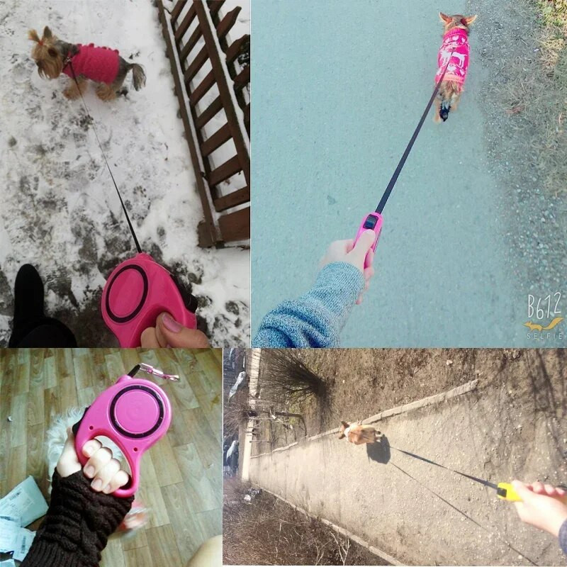 Nylon behúzható kutyapóráz kötél kis közepes méretű kutyához, macska behúzható kutyapórázhoz macska ólom kisállat póráz nyakörv