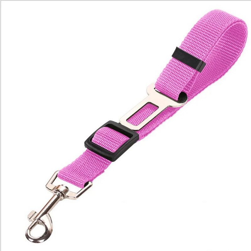 Bezpečnostný pás pre psa a mačku do auta, nastaviteľné vodítko, bezpečnostný pás do vozidla, potreby pre domáce zvieratá, postroj, bezpečná páka, trakčný obojok, vodítko pre šteniatka