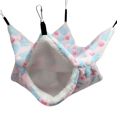 Dizaineris naminių gyvūnėlių hamakas medvilnė pelė šeškai jūrų kiaulytės katės pakabinama lova katėms graužikams hamakas žiurkėnų augintiniams reikmenys