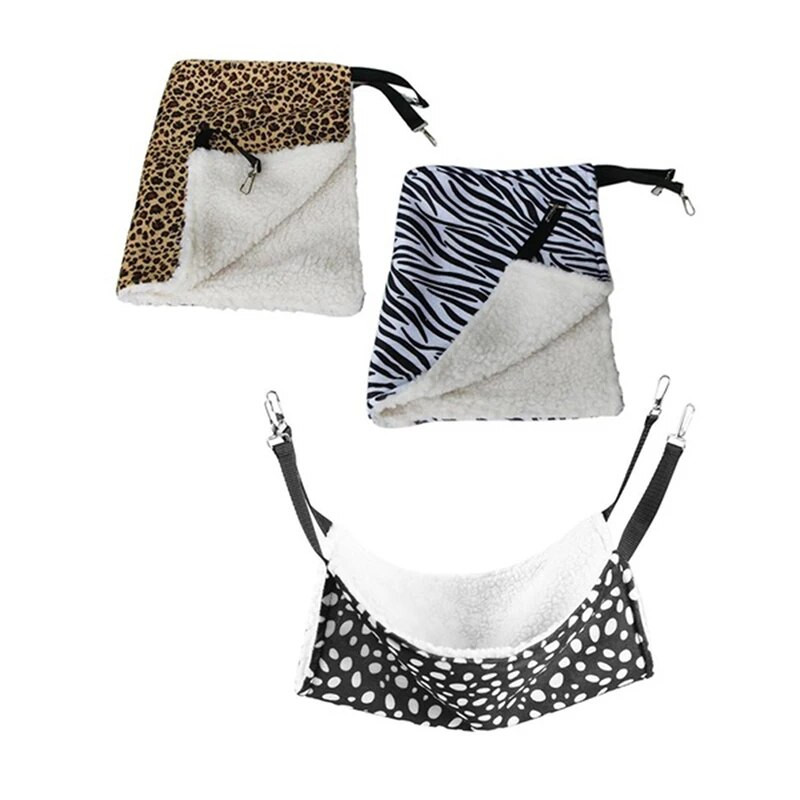 Dizaineris naminių gyvūnėlių hamakas medvilnė pelė šeškai jūrų kiaulytės katės pakabinama lova katėms graužikams hamakas žiurkėnų augintiniams reikmenys