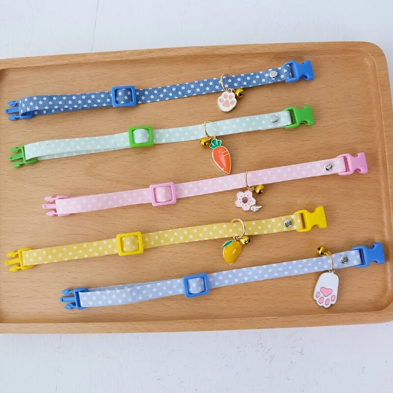 Νέο ρυθμιζόμενο κολάρο για γατάκι με κουδούνι κολάρα για γάτες κατοικίδιων ζώων Κολιέ κολιέ για κουτάβι Κουτάβι Προμήθειες για γάτες Αξεσουάρ για γάτες