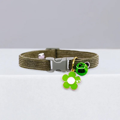 Minkšta velvetinė reguliuojama kačių apykaklė, varpelio peteliškė, kačiuko gėlių pakabukas, mažų šunų priedai, naminių gyvūnėlių karoliai, kalėdiniai papuošalai