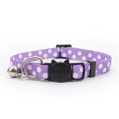 Poliesteriu margintas mielas katės apykaklės papuošimas su varpeliais