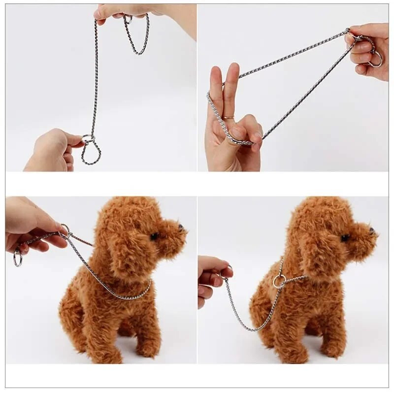 SYDZSW Finoman csomagolt, rozsdamentes acélból készült kisállat póráz kölyökkutya pórázok Kiváló minőségű kisállat kutya kígyólánc P póráz Chihuahua termékek