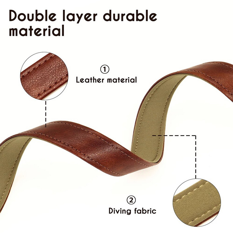 5 láb hosszú bőr kutyapóráz Tartós kisállatsétáltató póráz póráz kis, közepes méretű kutyák számára Pitbull mopsz erman juhászkutya