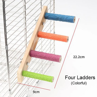 Spygliuota natūralaus medžio naminių gyvūnėlių papūga žaliavinės medienos šakutė medžio šakelė stovas Voverės paukščio žiurkėno šakelė ešeriai kramtyti kąsnio žaislai