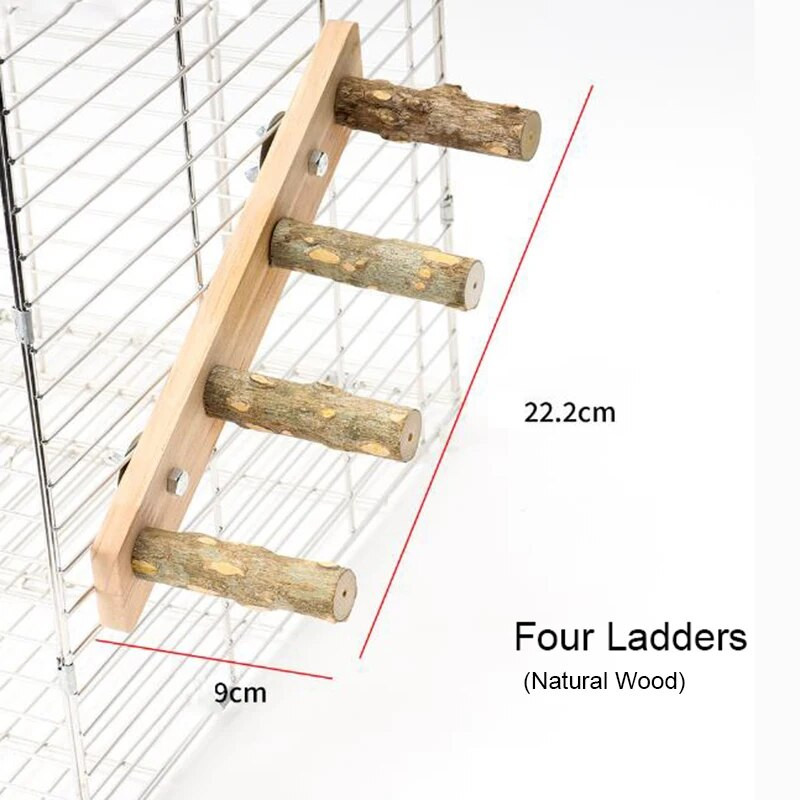 Spygliuota natūralaus medžio naminių gyvūnėlių papūga žaliavinės medienos šakutė medžio šakelė stovas Voverės paukščio žiurkėno šakelė ešeriai kramtyti kąsnio žaislai