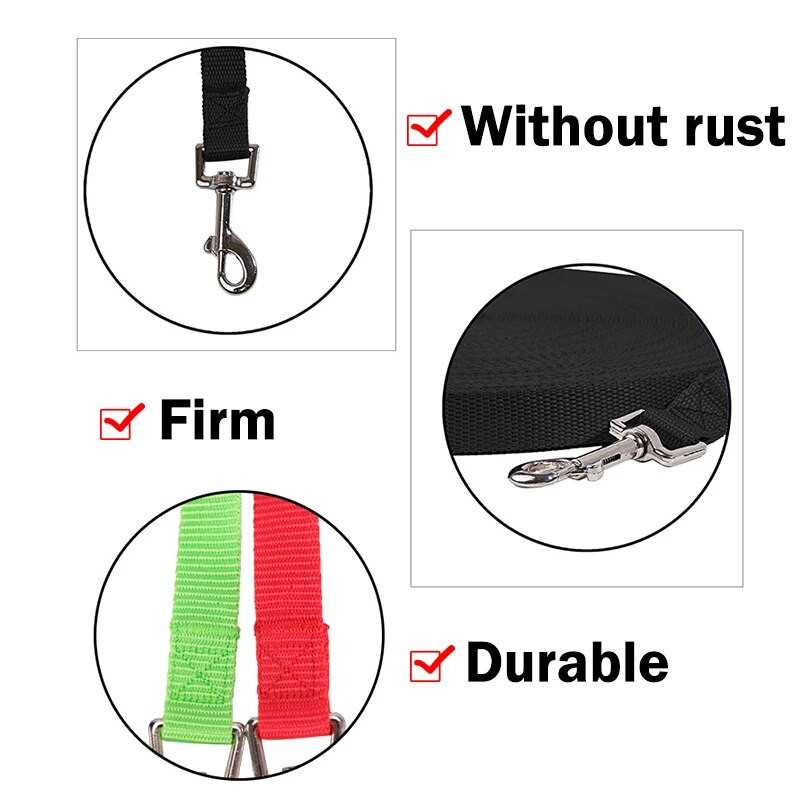 3M 5M Mic Mediu Mare Lesă Câine Animal de companie Pisică În aer liber Antrenament de mers Coarda lungă de plumb 3 5 metri Linii negre pentru cățeluși Materiale de tracțiune