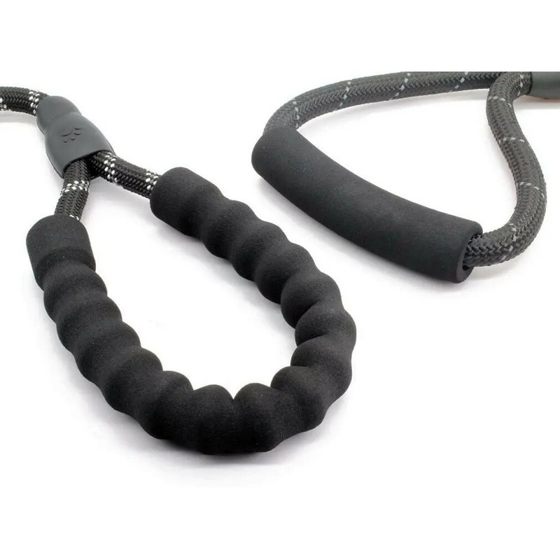 Forró 1,5 M kisállat póráz Fényvisszaverő, erős kutyapóráz kényelmes párnázott fogantyúval, nagy teherbírású edzéshez, tartós nylon kötél pórázok