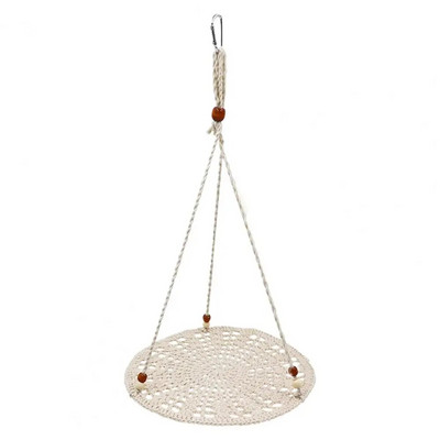 Roplių hamakas Rankomis austas tvirtas laikantis gekono driežo sūpynės žaislas apvalia barzdota drakono sūpynės pakabinamos lovos narvelio priedai