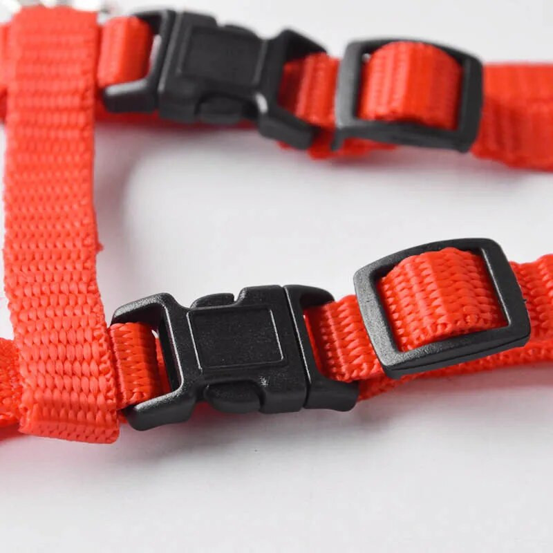 Ham și lesă pentru câini de companie mici Chihuahua, 3 culori, nailon, centură de tracțiune reglabilă pentru animale de companie, accesorii pentru câini, guler pentru câine.