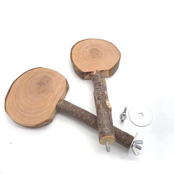 Φυσικό ξύλο κατοικίδιο παπαγάλος Ακατέργαστο ξύλο πιρούνι Κλαδί δέντρου Βάση ράφι Σκίουρος Πουλί Κλαδί χάμστερ Πέρκες Μασώ μπουκιά παιχνίδια ραβδί