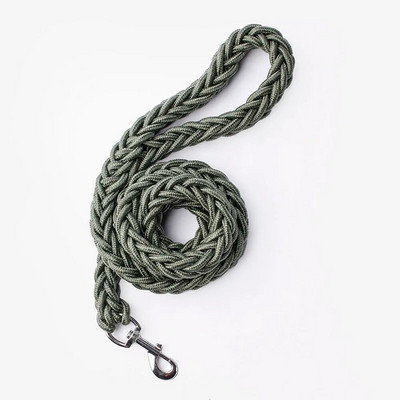 Sunkus ir patvarus pavadėlis šuniui 120 cm patvarus nailoninis pintas šunų vaikščiojimo pavadėlis, skirtas vidutinių ir didelių veislių šunims naminių šuniukų traukimo virvė