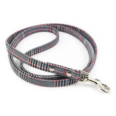 Houndstooth kutyapóráz divatos retro póráz kistestű kutyáknak kölykök kölyökkutyák mini maci szamojéd yorki kutyapórázok ólmok kisállat-kiegészítők