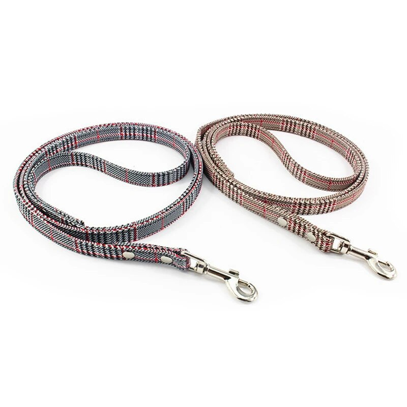 Houndstooth kutyapóráz divatos retro póráz kistestű kutyáknak kölykök kölyökkutyák mini maci szamojéd yorki kutyapórázok ólmok kisállat-kiegészítők