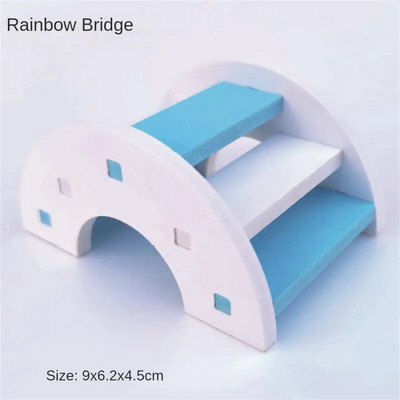 Sastavljena igračka s toboganom za hrčka Zamorac Zlatni medvjed Smiješna prozračna kućica za hrčka Gnijezdo Činčila Igračka za vježbu za hrčka Pribor