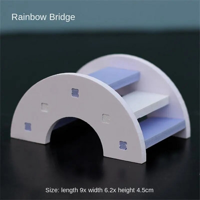 Sastavljena igračka s toboganom za hrčka Zamorac Zlatni medvjed Smiješna prozračna kućica za hrčka Gnijezdo Činčila Igračka za vježbu za hrčka Pribor