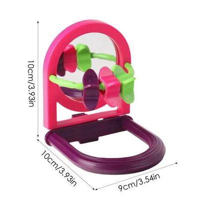 Paukščių veidrodžio interaktyvus žaislas, skirtas mažoms papūgėlėms, papūgėlėms.