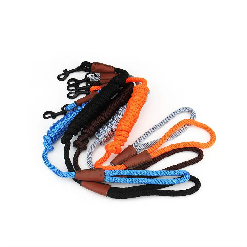 Mažų šunų pavadėliai, apvalios naminių gyvūnėlių virvės, lauko dresūros vaikščiojimo reikmenys mažoms vidutinėms katėms