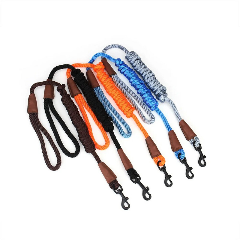 Mažų šunų pavadėliai, apvalios naminių gyvūnėlių virvės, lauko dresūros vaikščiojimo reikmenys mažoms vidutinėms katėms