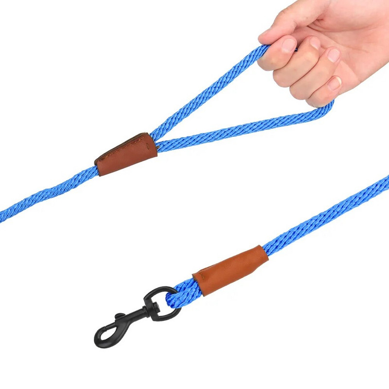 Mažų šunų pavadėliai, apvalios naminių gyvūnėlių virvės, lauko dresūros vaikščiojimo reikmenys mažoms vidutinėms katėms