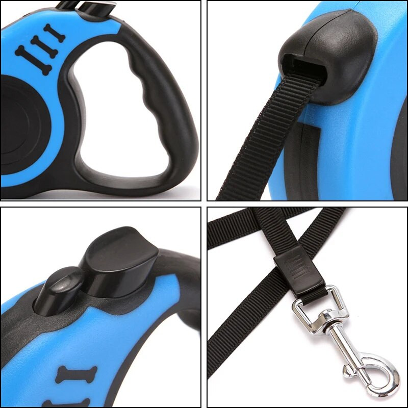 Automatinis ištraukiamas pavadėlis naminiams gyvūnėliams mažiems šunims Reguliuojama šuniuko katės grandinėlė Chihuahua mopso vaikščiojimo pavadėliai Pavadėliai correa perro