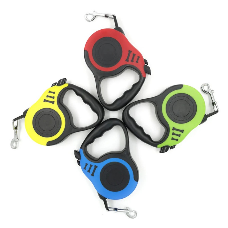 3M/5M ištraukiamas šunų pavadėlis Automatinis lankstus šunų šuniuko šuniuko katės traukimo virvės diržas šunų pavadėlis mažiems ir vidutiniams šunims Naminių gyvūnėlių produktai