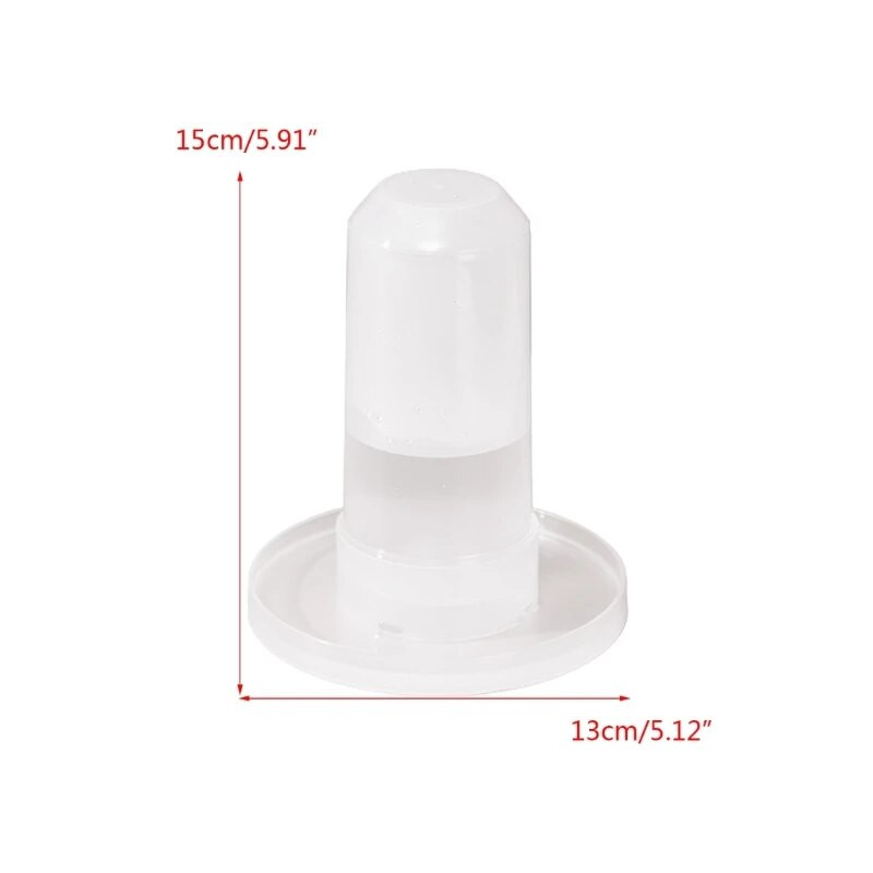 Paukščių viščiukų automatinis vandens tiektuvas Naminių paukščių tiektuvas Port Rain be atliekų, tinka kibirams, statinėms, automatinė šėrimo lėkštė