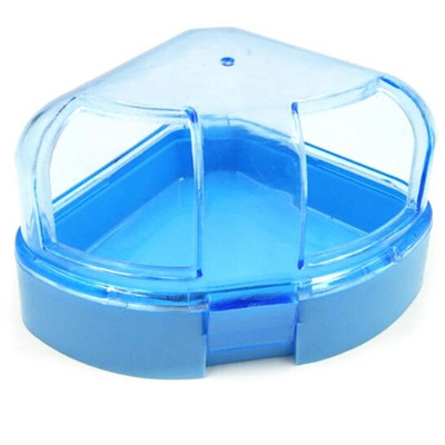 Žiurkėno vonios kambarys naminiams gyvūnėliams plastikinis mini dviduris žiurkėnų vonios konteineris dušas žiurkėnui mažiems gyvūnams Žiurkėno priedai