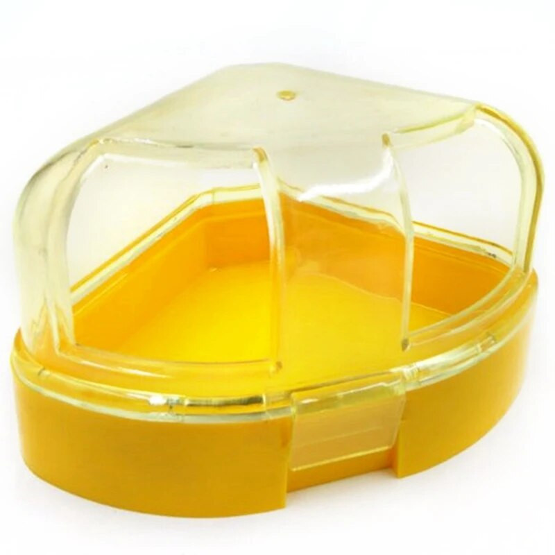 Žiurkėno vonios kambarys naminiams gyvūnėliams plastikinis mini dviduris žiurkėnų vonios konteineris dušas žiurkėnui mažiems gyvūnams Žiurkėno priedai