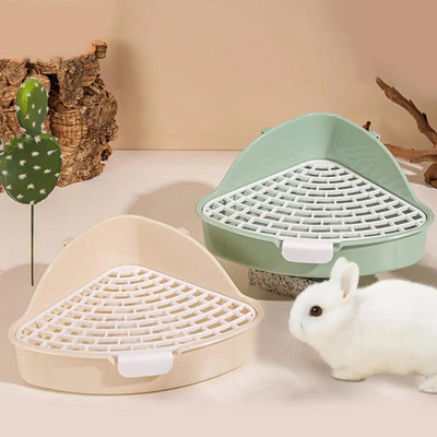 Hamster Bathroom Guinea Pig Toilet Pet Supplies Detachable Heightening Fence Fan-shaped Pet Box Rabbit