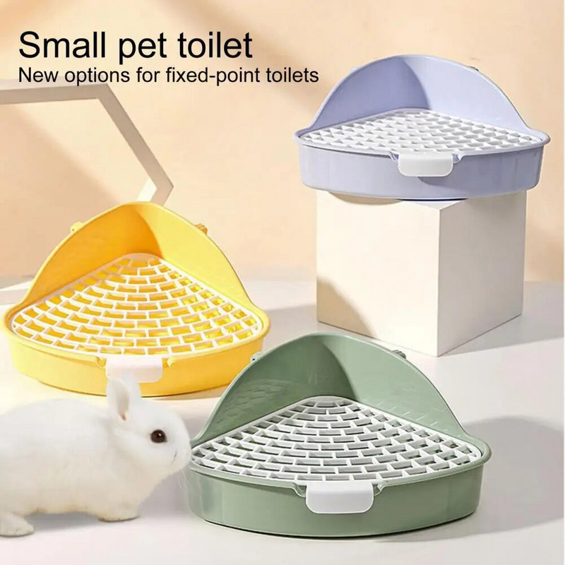 Žiurkėno vonios kambarys jūrų kiaulytės tualetas naminiams gyvūnėliams skirtos nuimamos paaukštinamos tvoros vėduoklės formos naminių gyvūnėlių dėžutės triušis