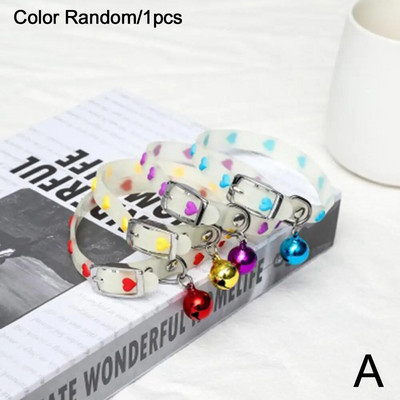 Šviečiantys kačių karoliai žėrintys maži šunys kačių antkakliai nuo praradimo fluorescencinis silikoninis kačių varpelio antkaklis kačių kačių priedai