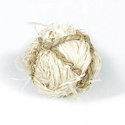 Naujas natūralaus rotango kamuoliukas 7 cm naminių gyvūnėlių kramtomasis žaislas Interaktyvūs žaislai Triušio papūgos kramtomieji žaislai katėms Smulkių gyvūnų žaidimų naminių gyvūnėlių priedai