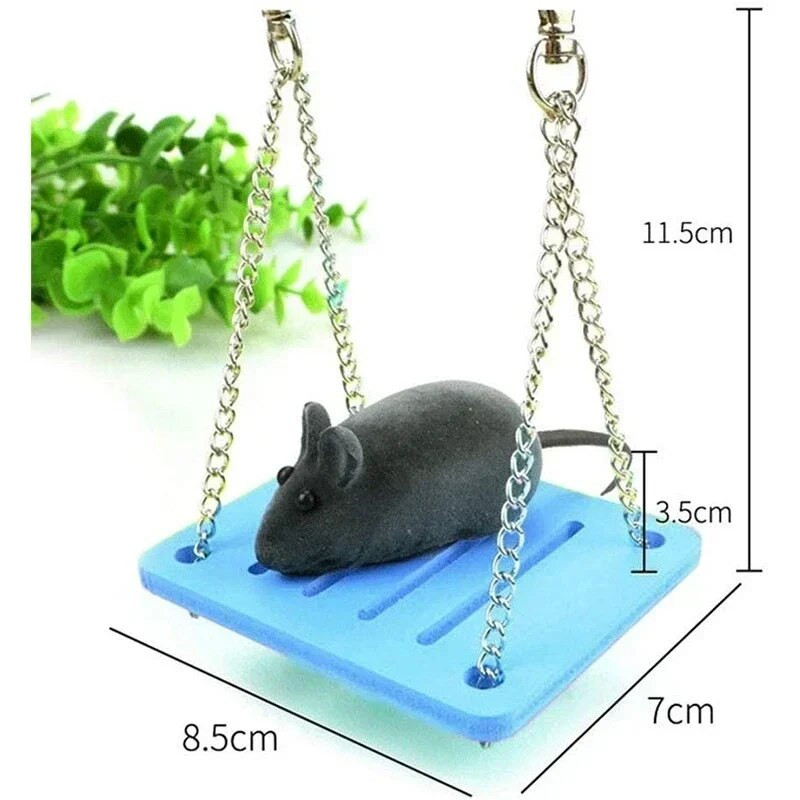 naminių žiurkėno žaislai mediniai vaivorykštės tilto sūpynės žaislai, maži gyvūnai, laipiojimo žaislas, pasidaryk pats, žiurkėno narvelio priedai