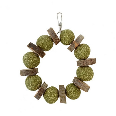 Natūralus rankų darbo žiurkėno žaislas, atsparus kramtymui, patvarus naminių gyvūnėlių žaislas, dantų priežiūros žole kvepiantis triušio jūrų kiaulytės šinšilos žaislas naminiams gyvūnėliams